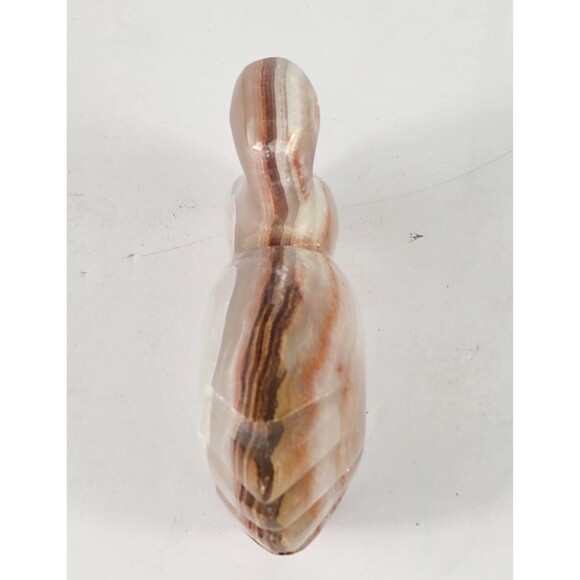 Marble Animal Figurine Swan Collectible Desk Mantel Decorative Christmas Gift - Picture 6 of 13